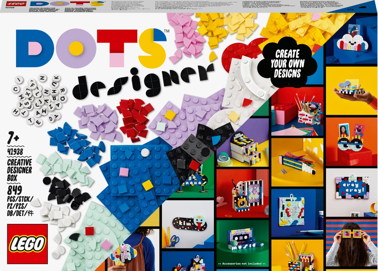 lego dots kouti sxediasmou