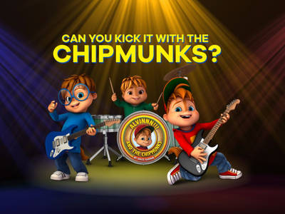 Ο ΑΛΒΙΝΝΝ!!! και η παρέα του- Can you kick it with the chipmunks?