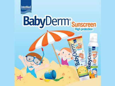BabyDerm® Sunscreen High protection από την InterMed
