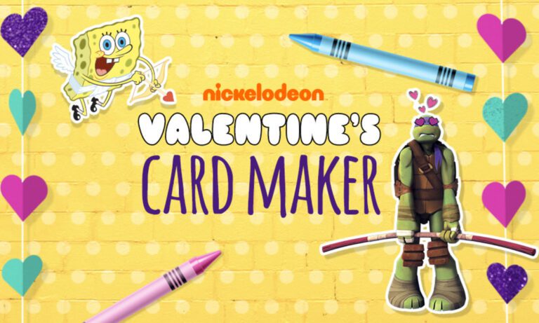 Nickelodeon: Δημιουργείστε κάρτες για την ημέρα του Αγίου Βαλεντίνου